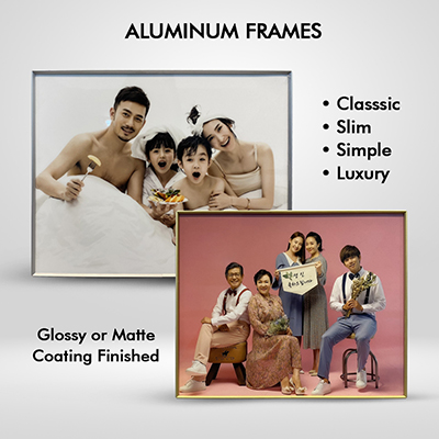ALUMINUM FRAME - Searching for the ultimate frame to elevate your best photo? Look no further than aluminum frames!